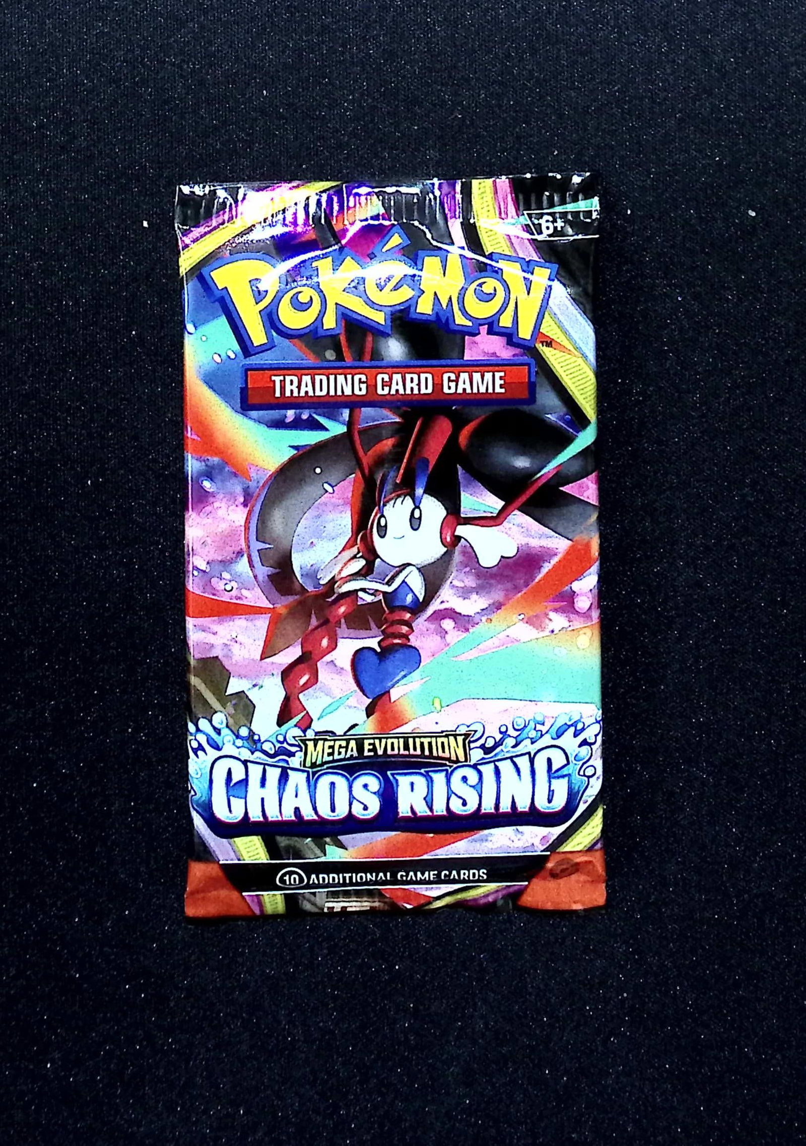 2026 Pokemon Chaos Rising 10 Card Booster Pack Charizard Pikachu Holo Rare Cards: Pokemon Trading Card Game Cards, Charizard, Pikachu, Mewto, EX, Referse Holo, Holo Rare Cards, Secret Rare Cards, Full Art Cards, Evee, 3 Stars Ultra Rare Cards, Double Rare, Illustration Rare, Specia