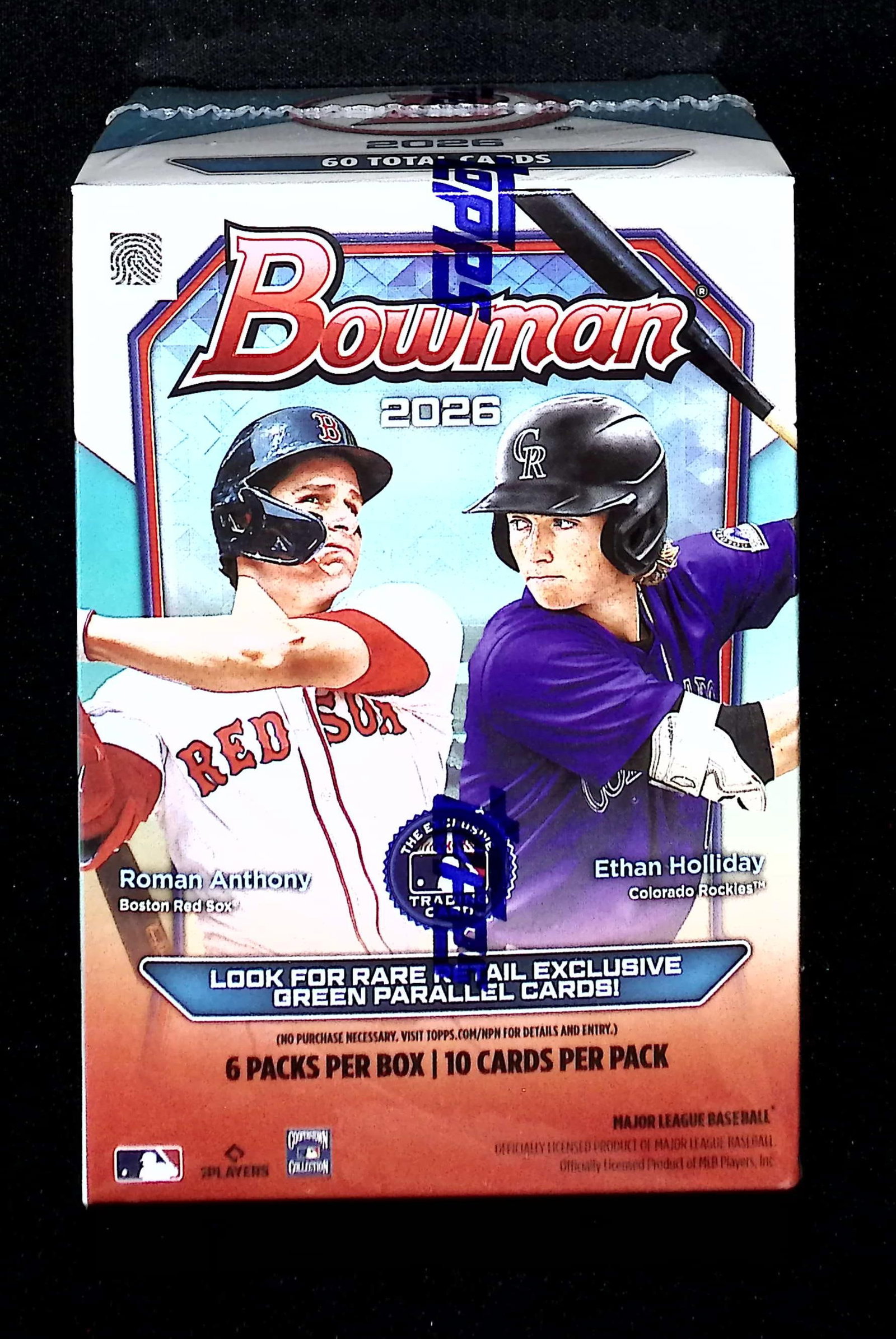 2026 Bowman Baseball Cards BLASTER BOX, Roman Anthony Rookie Card, Konnor Griffin Prospect (1 of 1)