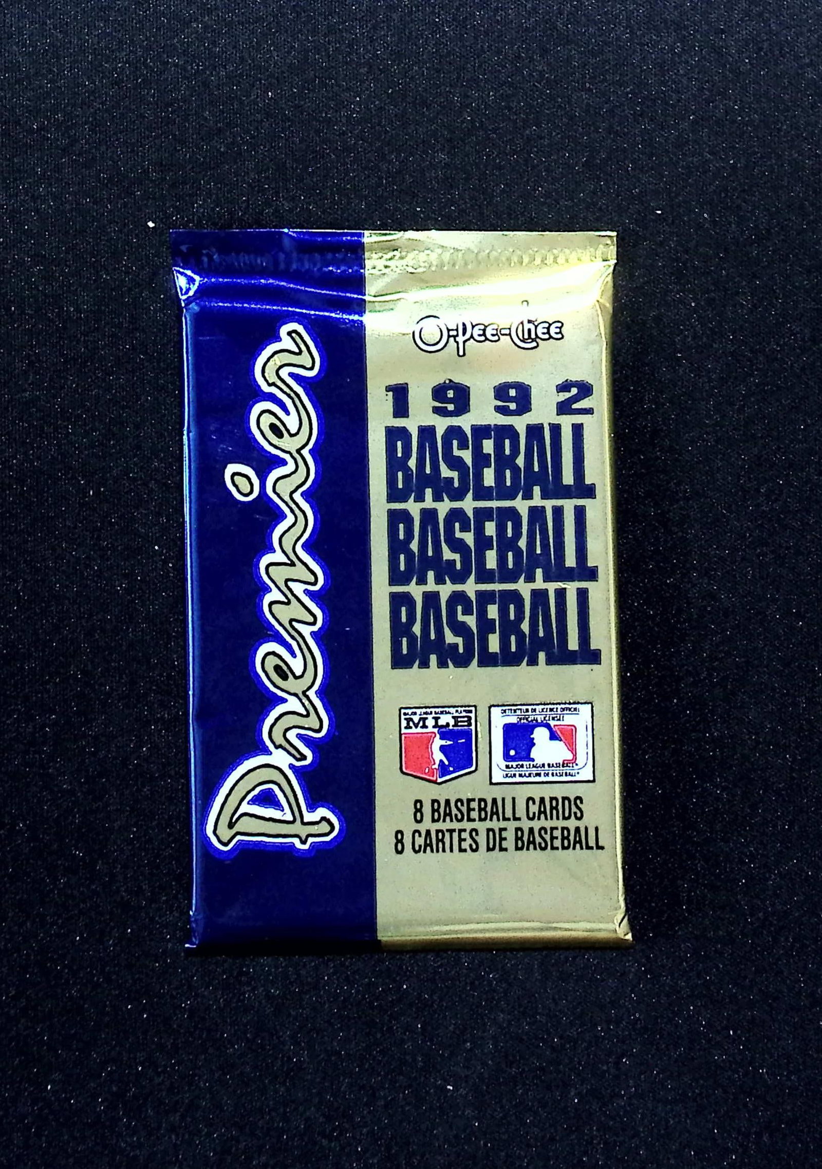 1992 O Pee Chee Premier Baseball Cards Retail Box Pack: O Pee Chee Vintage Baseball MLB Trading & Sports Cards, World Series & Hall of Fame Players, Old Sports Cards for Sale Near Me, Valuable Auction Memorabilia Lots For Sale On Line, Tony Gwynn, Rickey H