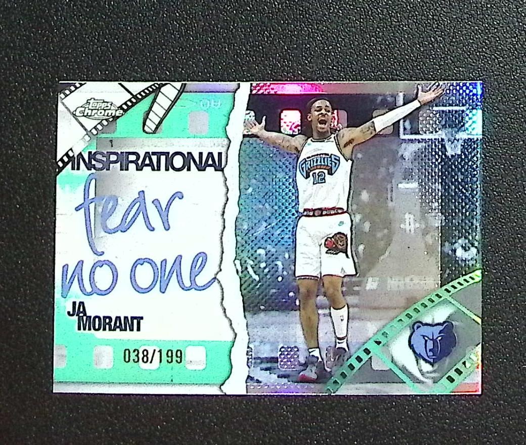 Ja Morant Aqua Refractor /199 2025-26 Topps Chrome #IP-5 Memphis Grizzlies: Topps & Bowman Basketball NBA Trading & Sports Cards, Sports Cards for Sale Near Me, Chrome, Refractor, SP, SSP, Valuable Auction Memorabilia Lots Sold On Line, NBA Championship & Hall of Fame Player 