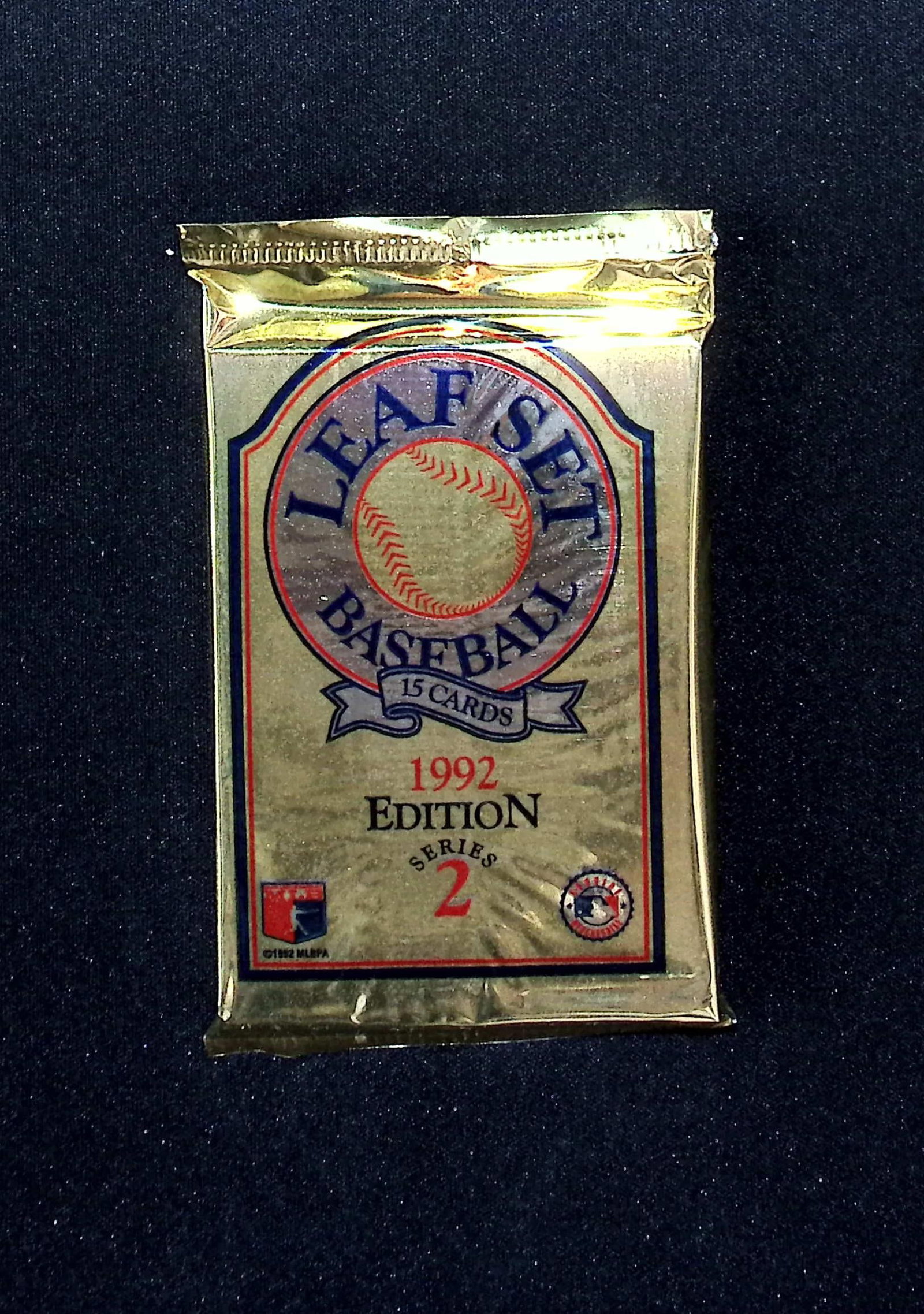 1992 Edition Vintage Leaf Set Series 2 Edition Baseball Retail Box Wax Pack (1 of 1)
