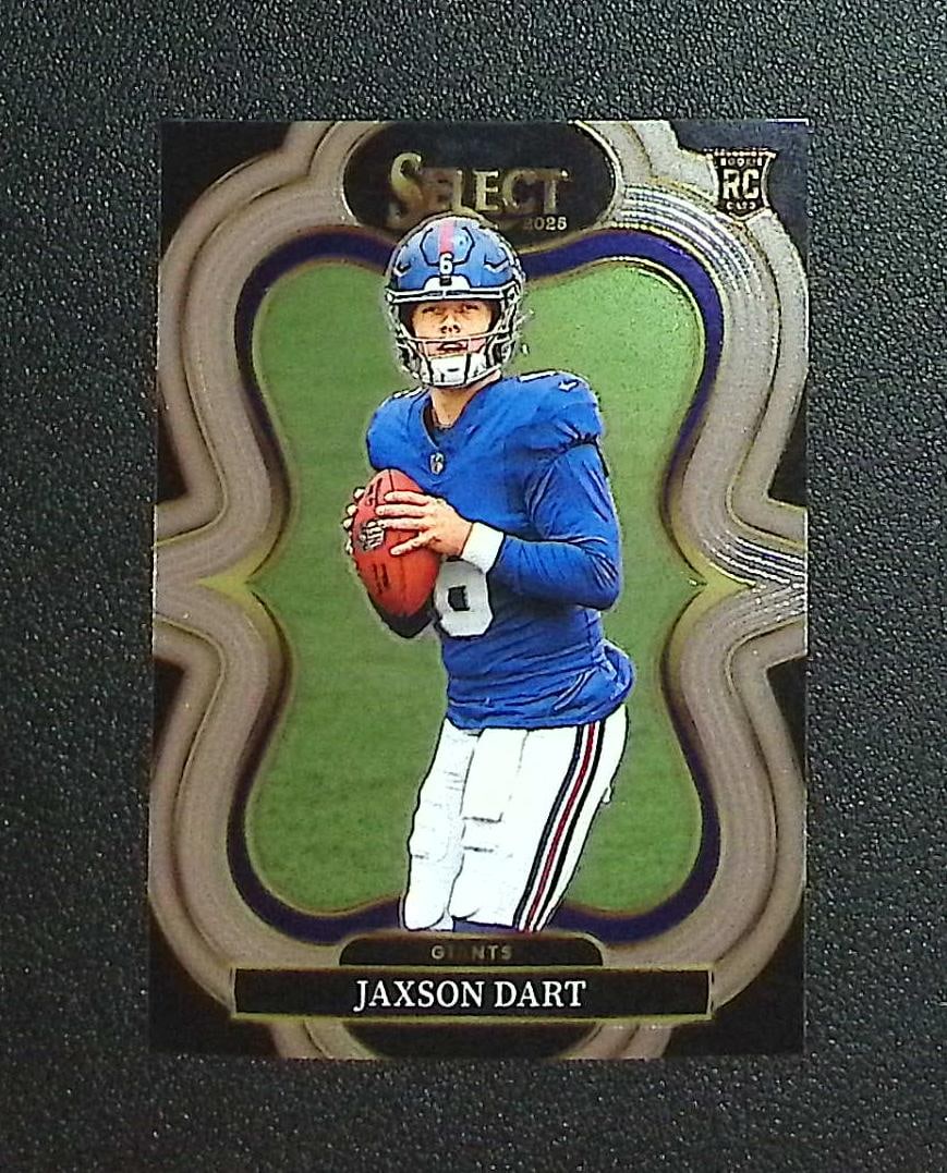 Jaxson Dart Rookie Card Suite Level 2025 Panini Select #393 New York Giants: Panini, Donruss Optic, & Donruss Select, Prizm, Mosaic, Contenders, Zenith, Phoenix, Illusions, Absolute, Rookie NFL Sports Trading Cards, SP, SSP, Cards, Football Cards for Sale Near Me, Superbowl & 