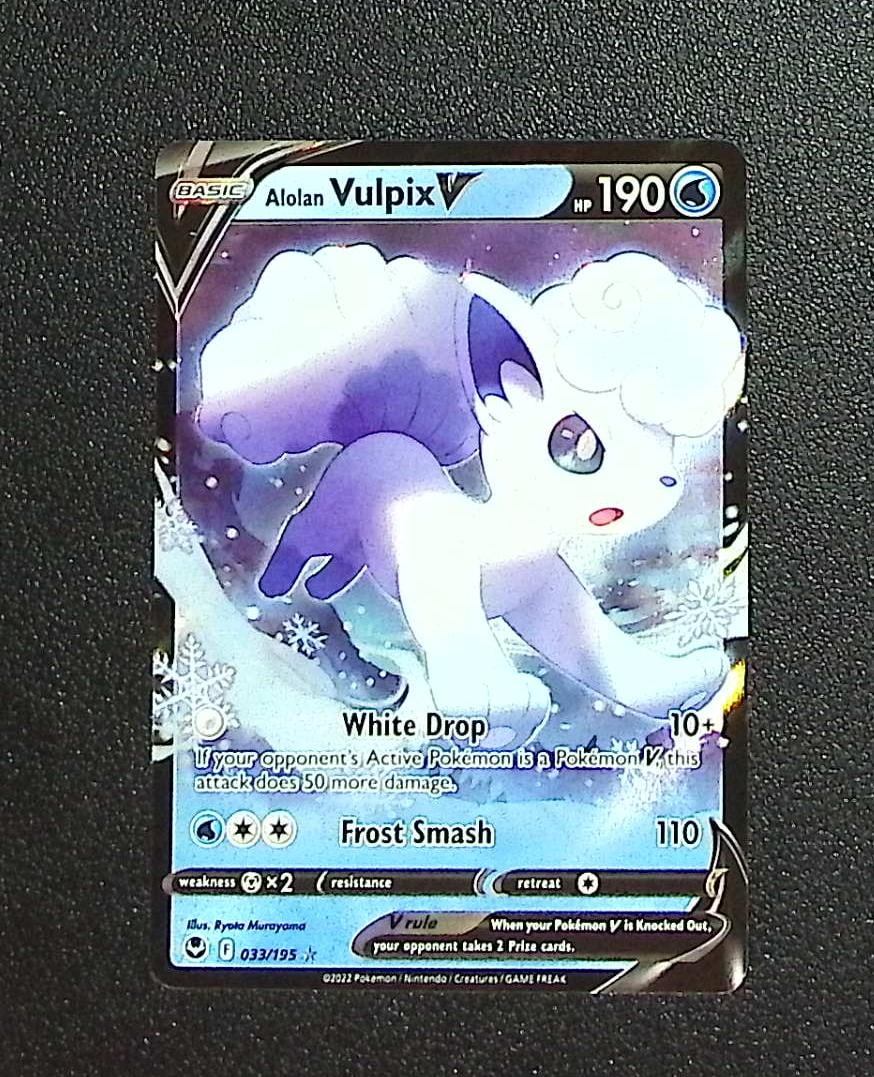 rare vulpix card Alolan Holographic Pokmon TCG Pocket Self Made - Sharp Details! prevent all damage done to this Pokmon by attacks from Pokmon that have an Ability Mega Evolution Vulpix Illustration Rare