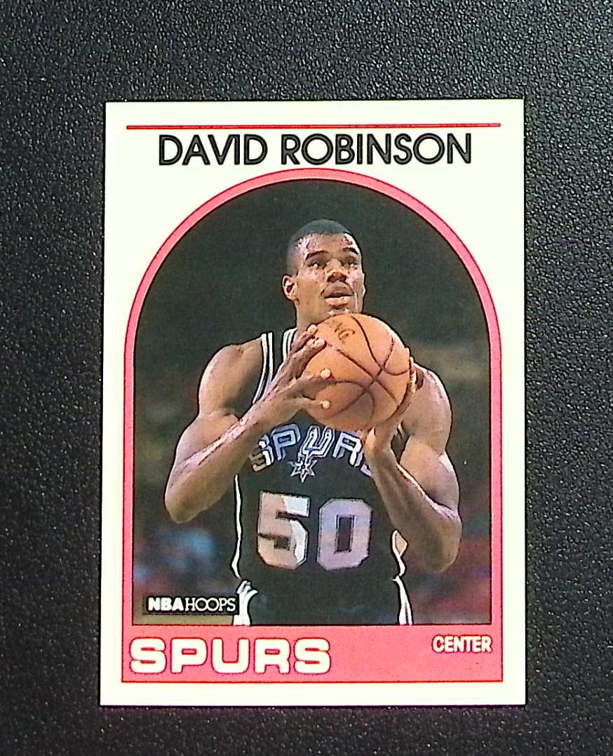 David Robinson Rookie Card 1989-90 NBA Hoops #310 San Antonio Spurs: Panini, Donruss Optic, Donruss Select, Prizm, Mosaic, Contenders, Revolution, Phoenix, NBA Hoops, Rookie NFL Sports Trading Cards, Silver, SP, SSP, Wave Prizms, Numbered Cards, Basketball sports Cards