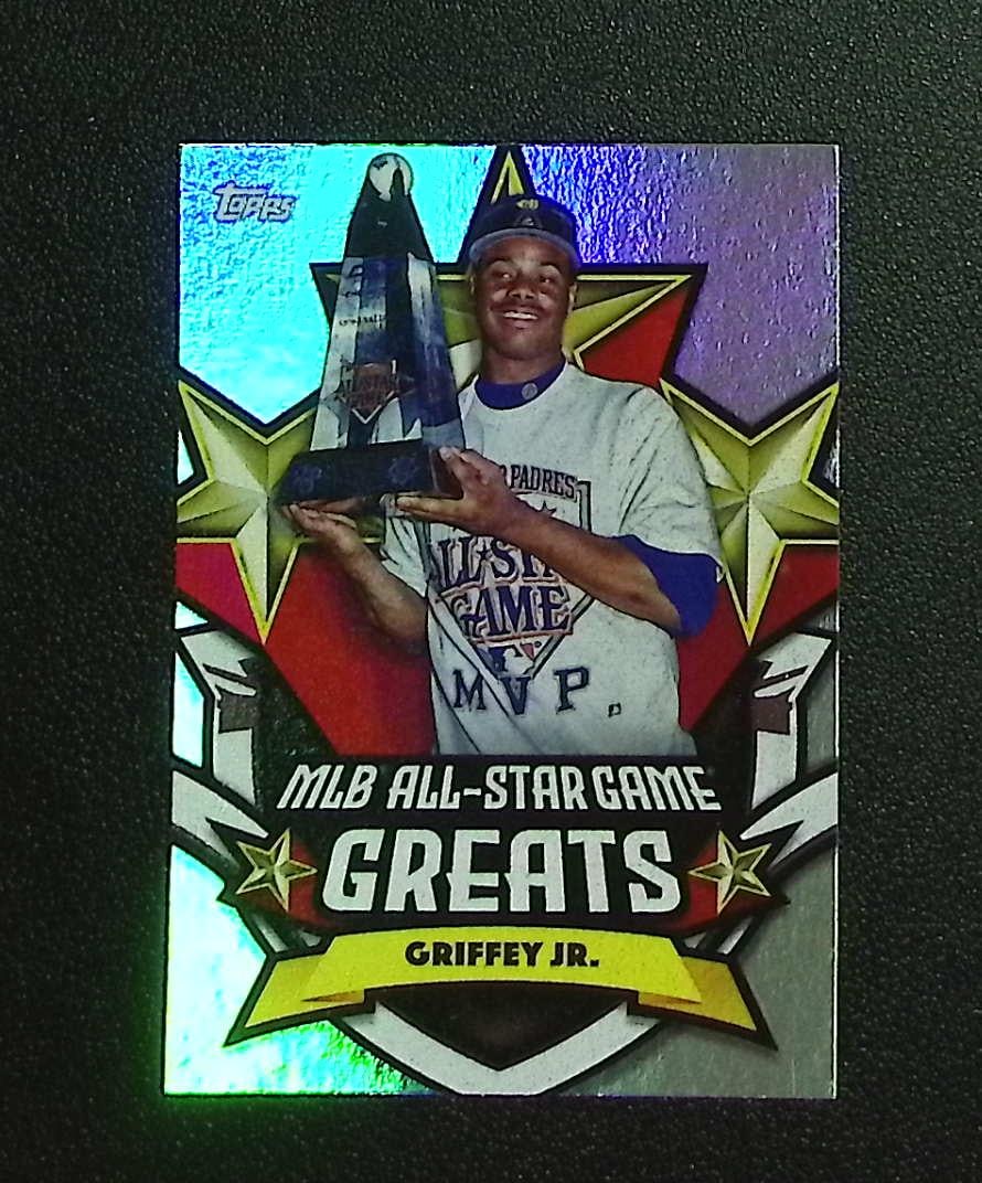 Ken Griffey Jr. All-Star Game Greats 2025 Topps #ASGG-29 Seattle Mariners: Topps, Bowman, & Fanatics Baseball MLB Trading & Sports Cards, Sports Cards for Sale Near Me, World Series & Hall of Fame Players Memorabilia, Refractors, X-Fractors, Numbered, SP, SSP, Valuable Aucti