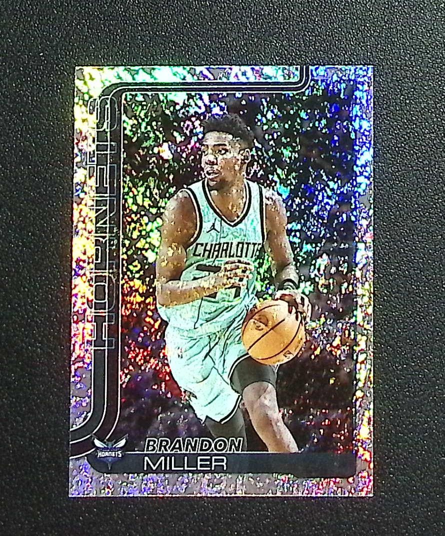 Brandon Miller Sandglitter 2025-26 Topps #68 Charlotte Hornets: Topps, Bowman, & Fanatics Baseball MLB Trading & Sports Cards, Sports Cards for Sale Near Me, World Series & Hall of Fame Players Memorabilia, Refractors, X-Fractors, Numbered, SP, SSP, Valuable Aucti