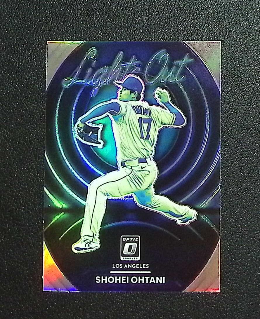 Shohei Ohtani Lights Out Holo Prizm 2022 Donruss Optic #LO-6 Angels, Dodgers (1 of 2)
