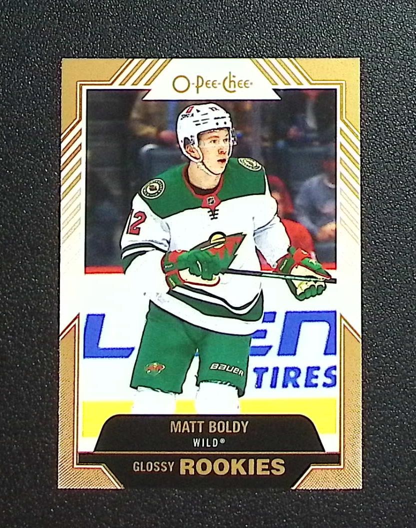 Matt Boldy Glossy Rookies Bronze 2022-23 O-Pee-Chee #R-6 Minnesota Wild: O Pee Chee NHL Hockey Trading & Sports Cards, Sports Cards for Sale Near Me, Stanley Cup & Hall of Fame Players, Valuable Auction Memorabilia Lots for Sale On Line