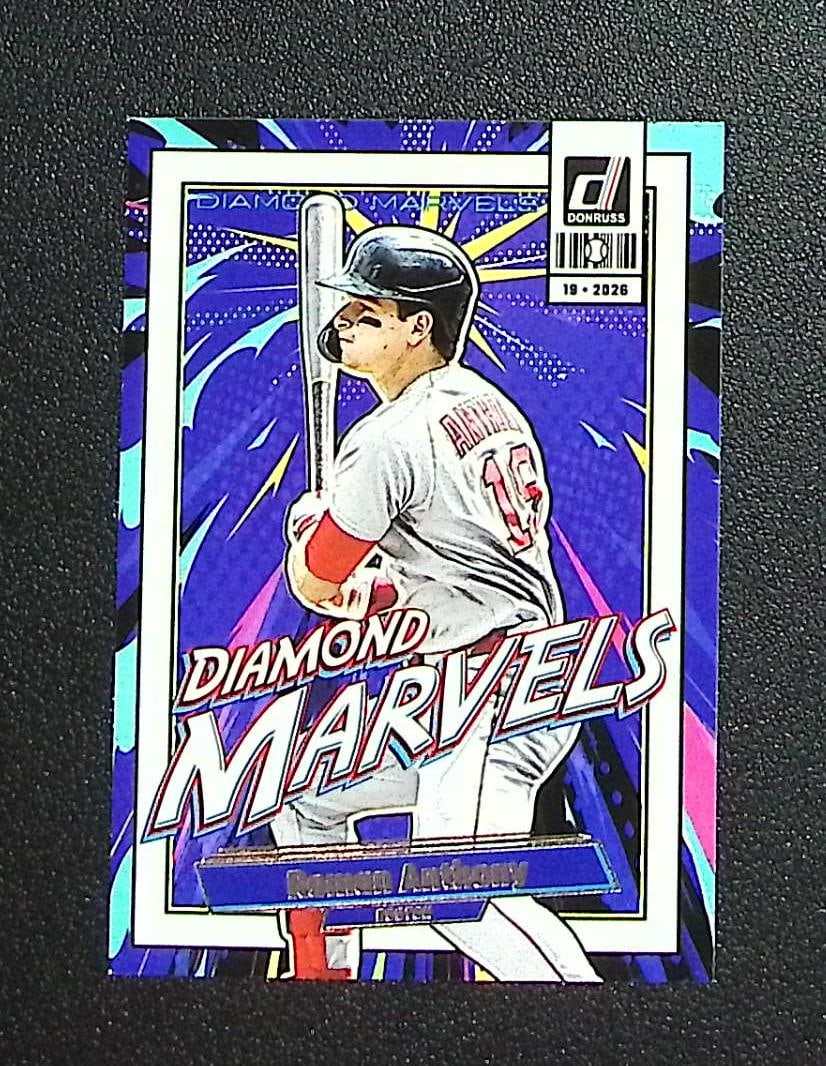Roman Anthony Diamond Marvels 2026 Donruss #11 Boston Red Sox (1 of 2)