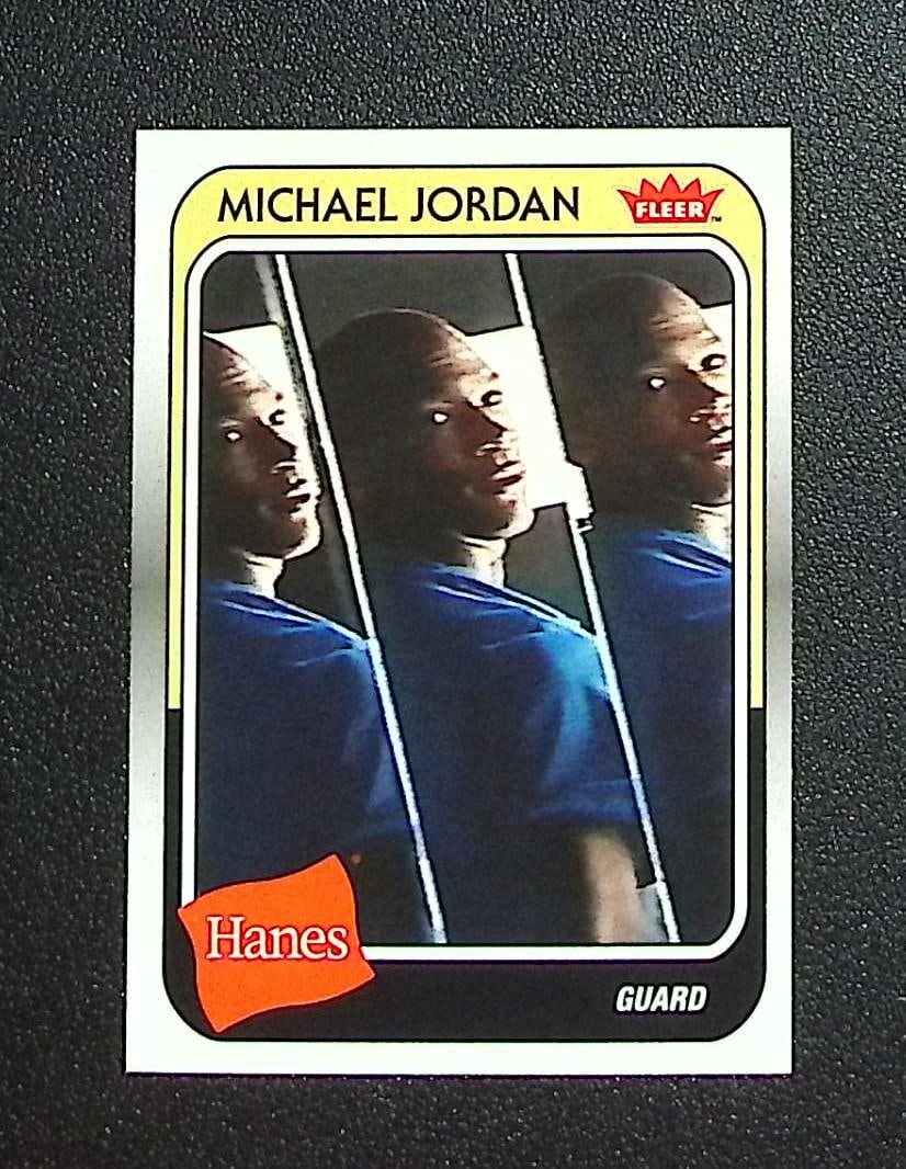 Michael Jordan 2019 Fleer Hanes Michael Jordan Set #MJ-36 Chicago Bulls: Fleer Vintage Basketball NBA Trading & Sports Cards, NBA Championship & Hall of Fame Player Cards, Valuable Auction Memorabilia Lots Sold On Line, Old Sports Cards for Sale Near Me