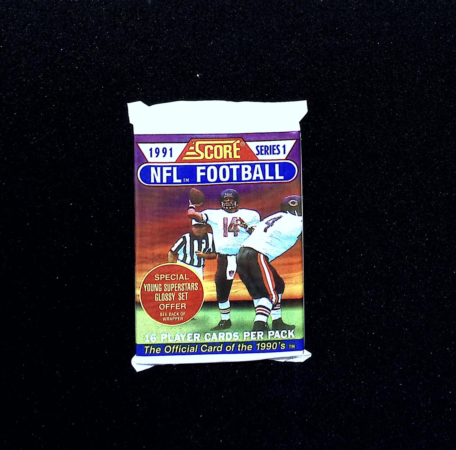 1991 Score Series 1 Vintage Football Card Retail Box Pack Sports Cards Brett Favre Rookie Card: Score Vintage Football Rookie NFL Trading & Sports Cards, Brett Favre Rookie Card, Emmitt Smith, Bo Jackson, Barry Sanders, Joe Montana, Jerry Rice, Old Sports Cards for Sale Near Me, Super Bowl & Hal