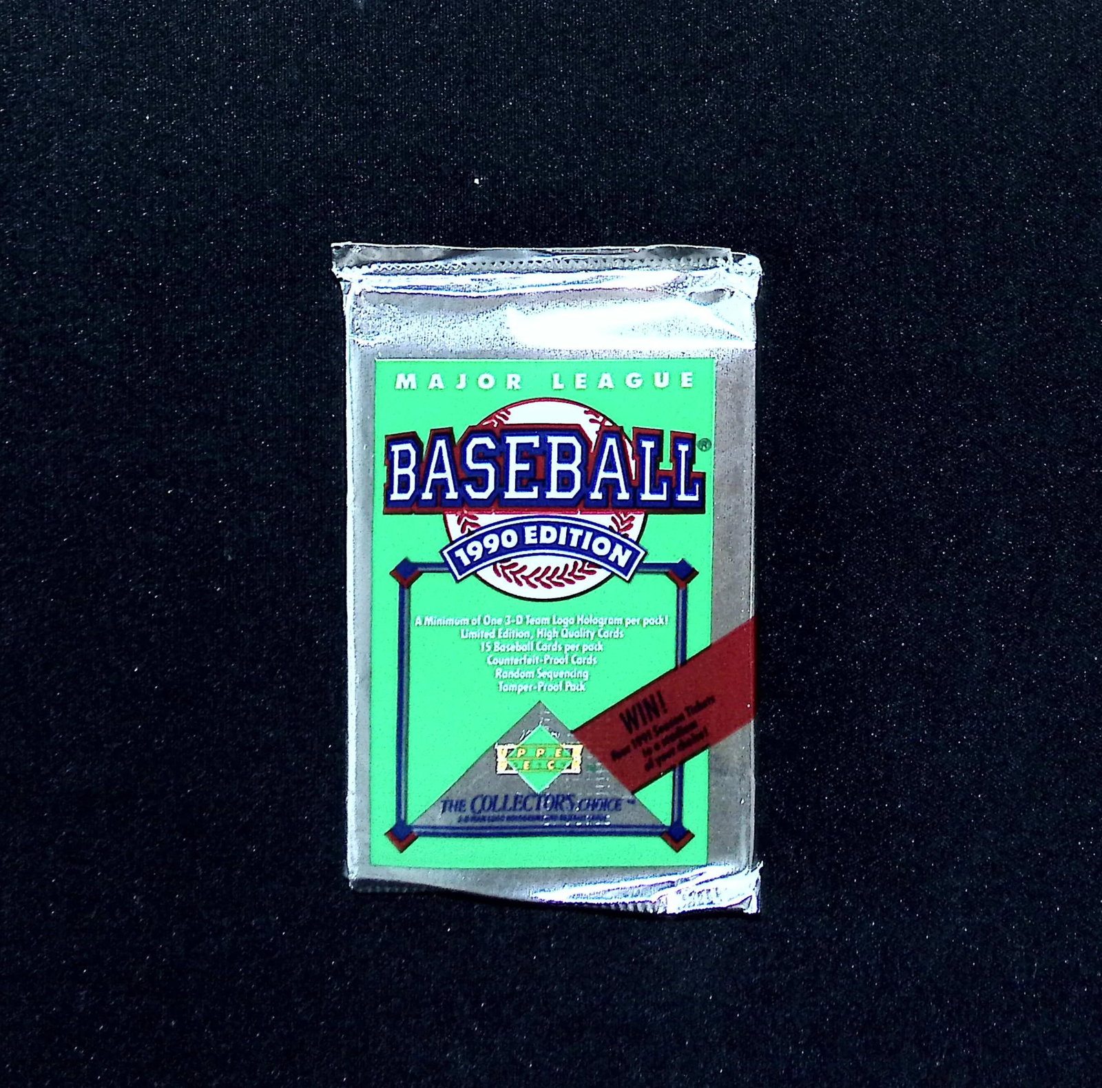 1990 Upper Deck Collector's Series Vintage Baseball Card Retail Box Pack- MLB Sports Trading Card: Upper Deck Vintage Baseball MLB Trading & Sports Cards, Reggie Jackson Autograph, New York Yankees Card, Ken Griffey, Jr. Rookie Card, Deion Sanders Rookie Card, Nolan Ryan Texas Rangers Card, Old Spo