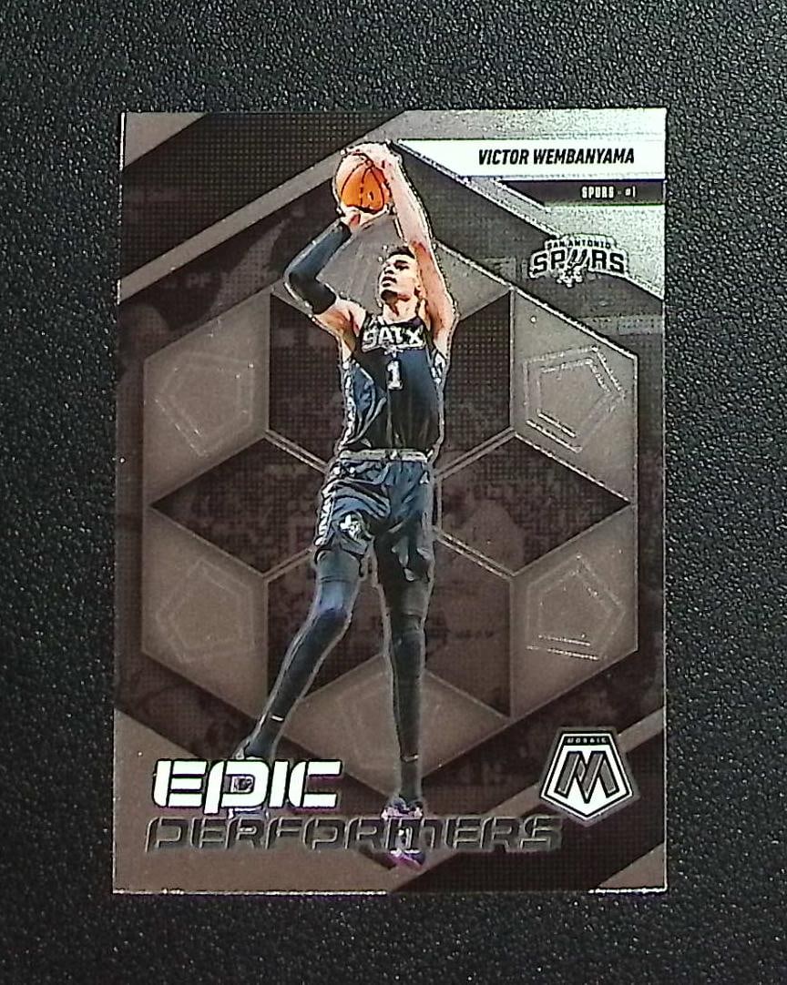 Victor Wembanyama Epic Preformers 2024-25 Panini Mosaic #1 Spurs: Panini, Donruss Optic, Donruss Select, Prizm, Mosaic, Contenders, Revolution, Phoenix, NBA Hoops, Rookie NFL Sports Trading Cards, Silver, SP, SSP, Wave Prizms, Numbered Cards, Basketball sports Cards