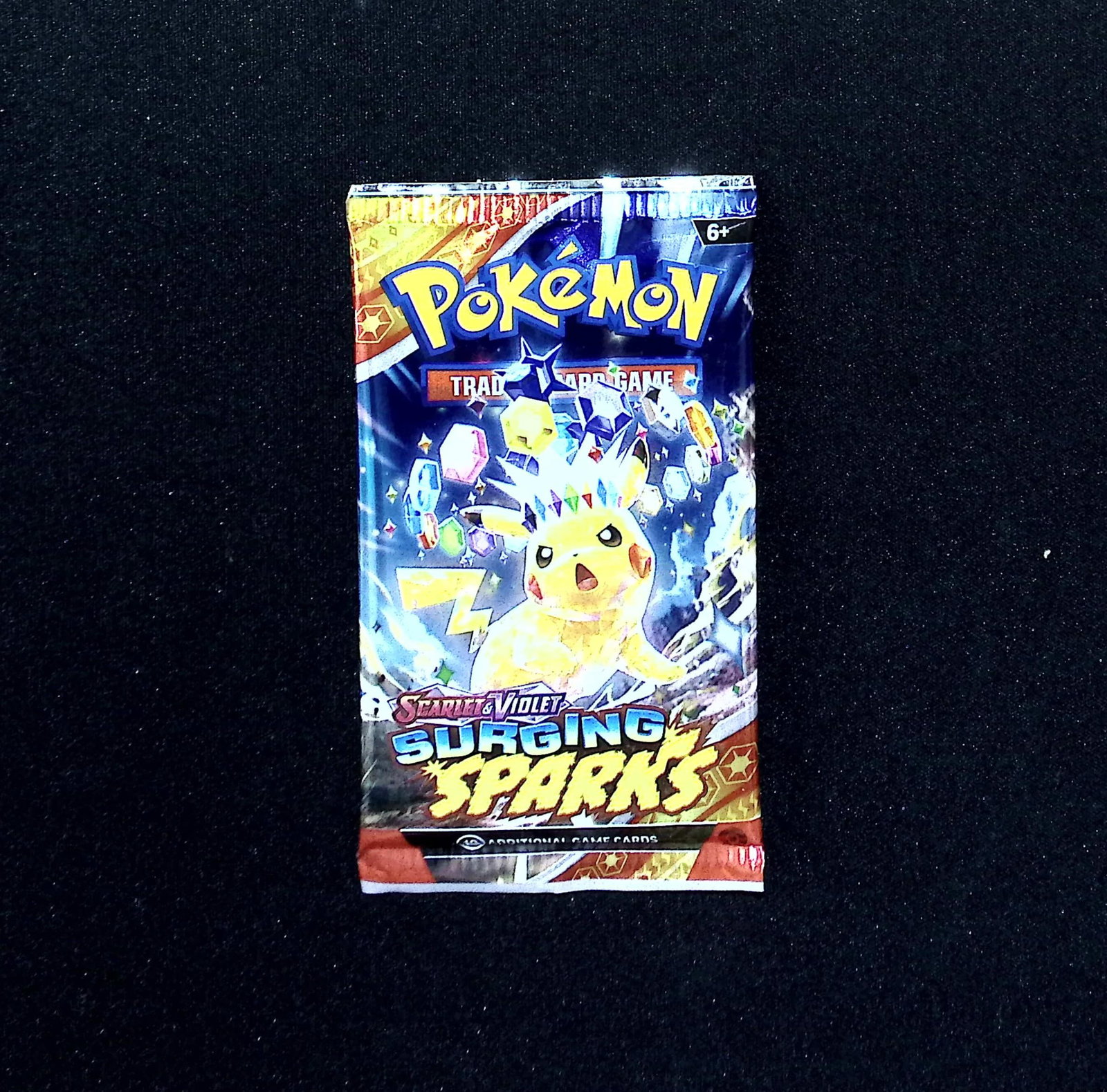 Pokemon Scarlet & Violet Surging Sparks 10 Card TCG Booster Pack, Charizard, Pikachu, Holo: Pokemon Trading Card Game Cards, Charizard, Pikachu, Mewto, EX, Referse Holo, Holo Rare Cards, Secret Rare Cards, Full Art Cards, Evee, 3 Stars Ultra Rare Cards, Double Rare, Illustration Rare, Specia