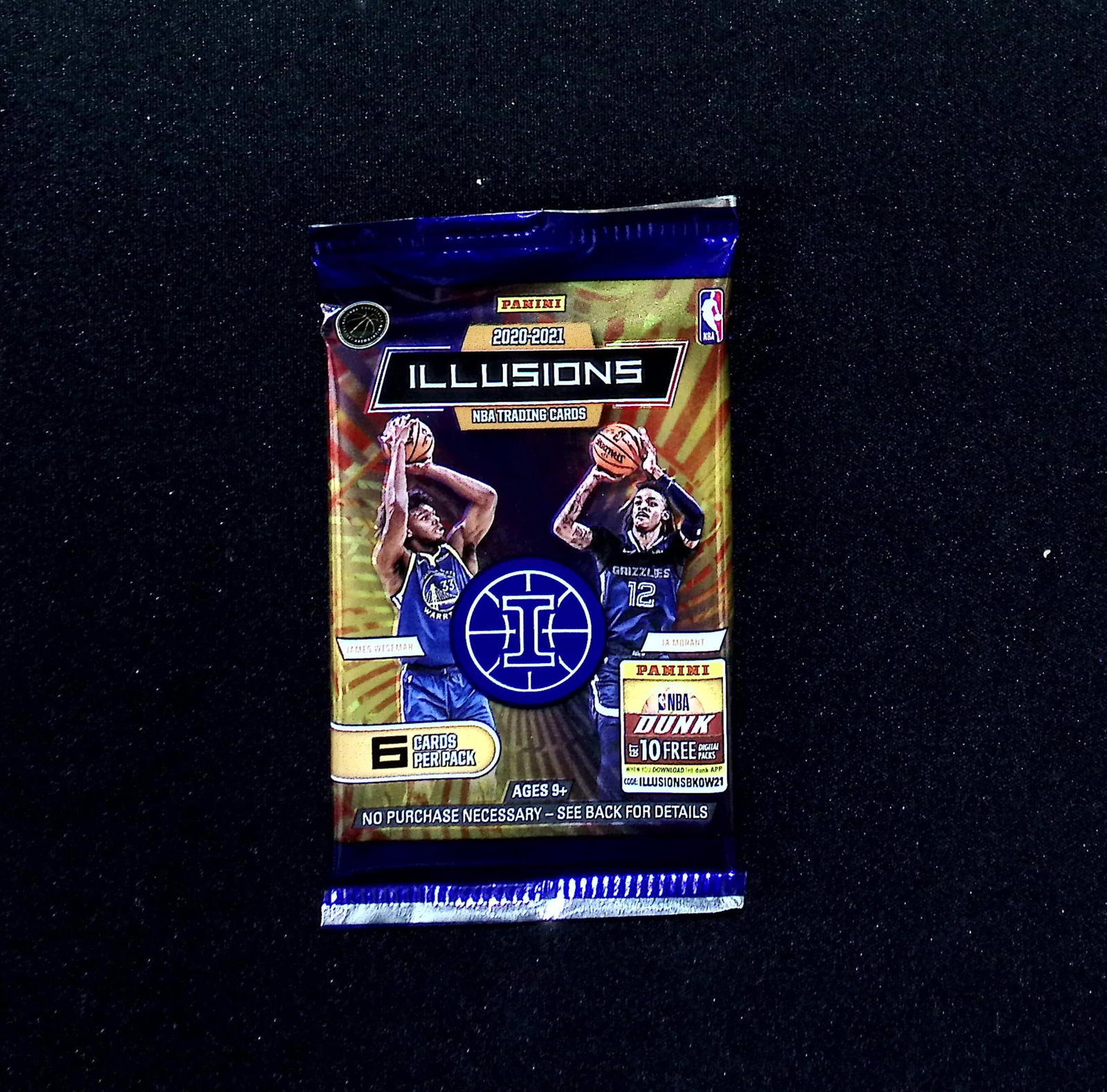 2020-21 Panini Illusions Basketball Blaster Box Pack Rookies: Lamelo Ball, Anthony Edwards, Tyrese (1 of 1)