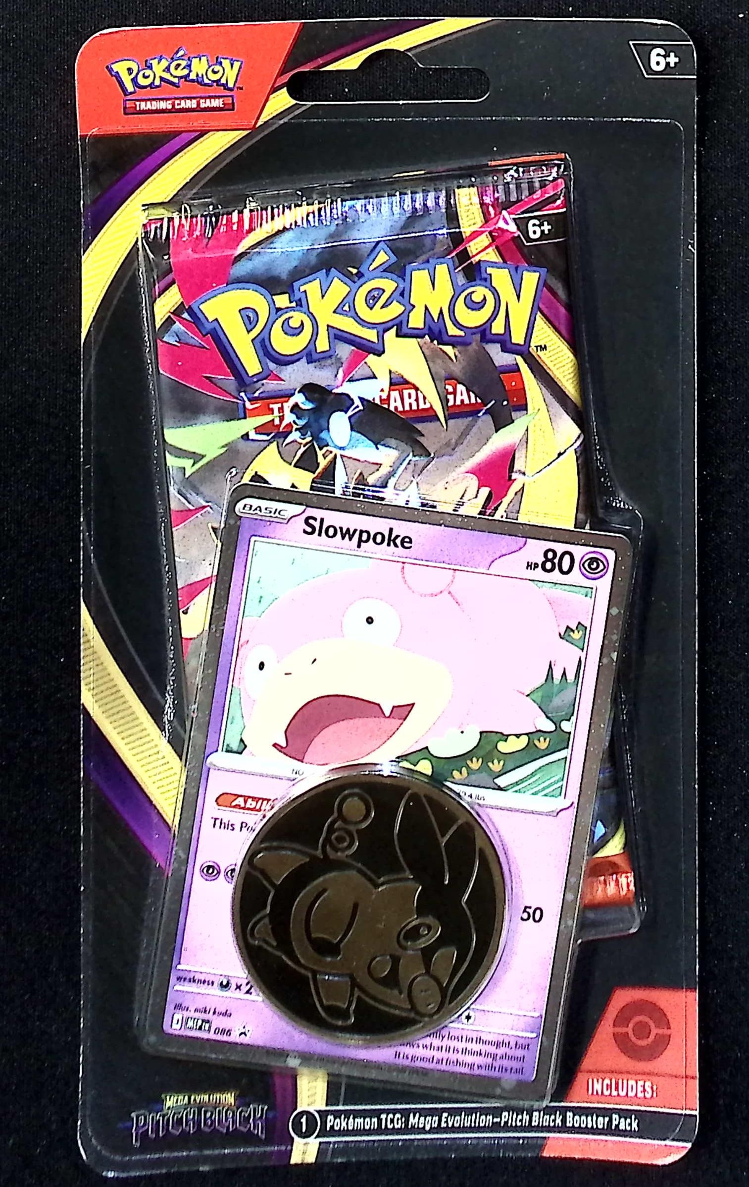 Pokemon Pitch Black Single Booster Blister Hanger w/ 1 Coin & a Promo Card: Pokemon Trading Card Game Cards, Charizard, Pikachu, Mewto, EX, Referse Holo, Holo Rare Cards, Secret Rare Cards, Full Art Cards, Evee, 3 Stars Ultra Rare Cards, Double Rare, Illustration Rare, Specia