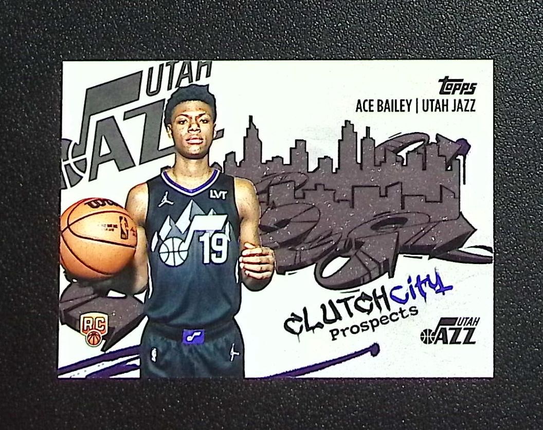 Ace Bailey Rookie Card Clutch City Prospects 2025-26 Topps #CC-5 Utah Jazz: Topps, Bowman, & Fanatics Baseball MLB Trading & Sports Cards, Sports Cards for Sale Near Me, World Series & Hall of Fame Players Memorabilia, Refractors, X-Fractors, Numbered, SP, SSP, Valuable Aucti