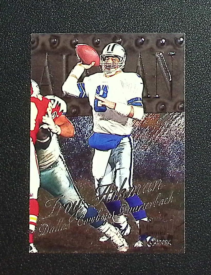 Troy Aikman 1999 Skybox Metal Universe #32 Dallas Cowboys (1 of 2)