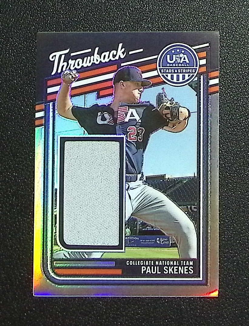 Paul Skenes Silver Prizm Patch 2026 Panini Stars & Stripes #TM-PS Pittsburgh Pirates: Panini, Donruss, & Donruss Optic Baseball MLB Trading & Sports Cards, Sports Cards for Sale Near Me, Prizm, Mosaic, Select, SP, SSP, Auction Memorabilia Lots for Sale On Line, World Series & Hall of F
