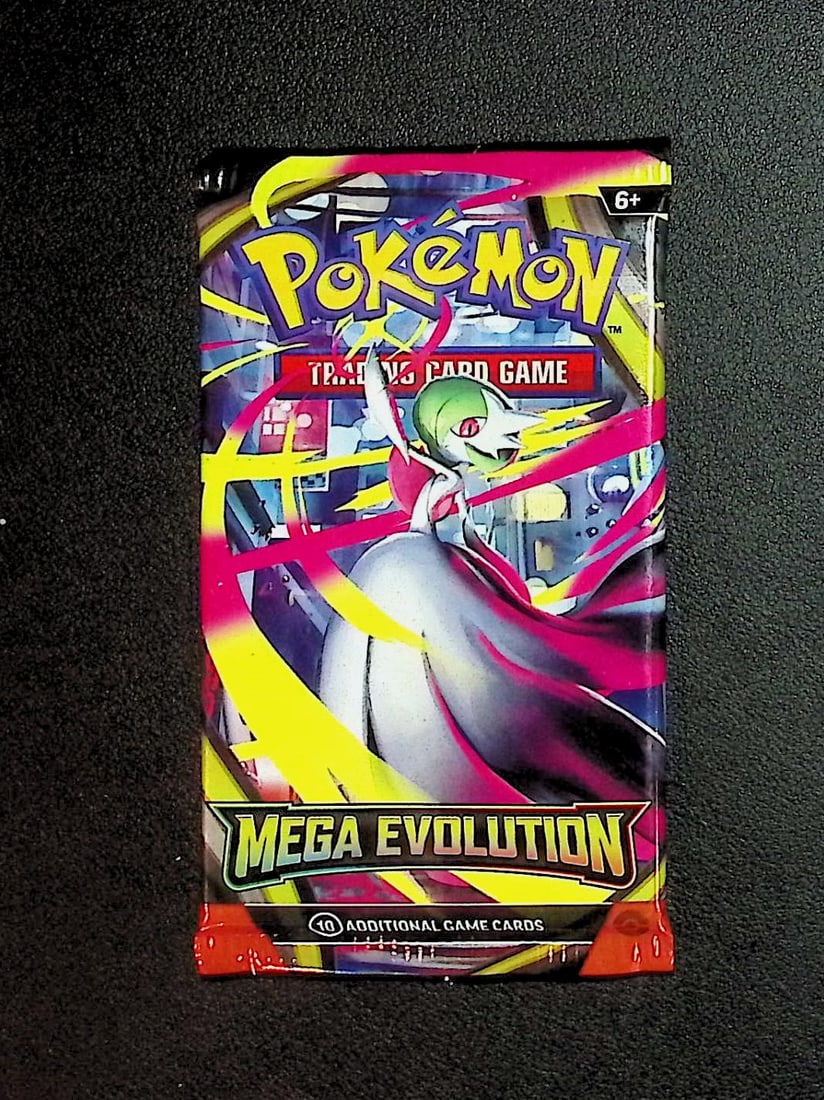 2025 Pokemon Mega Evolutions 10 Card Booster Pack (1 of 1)