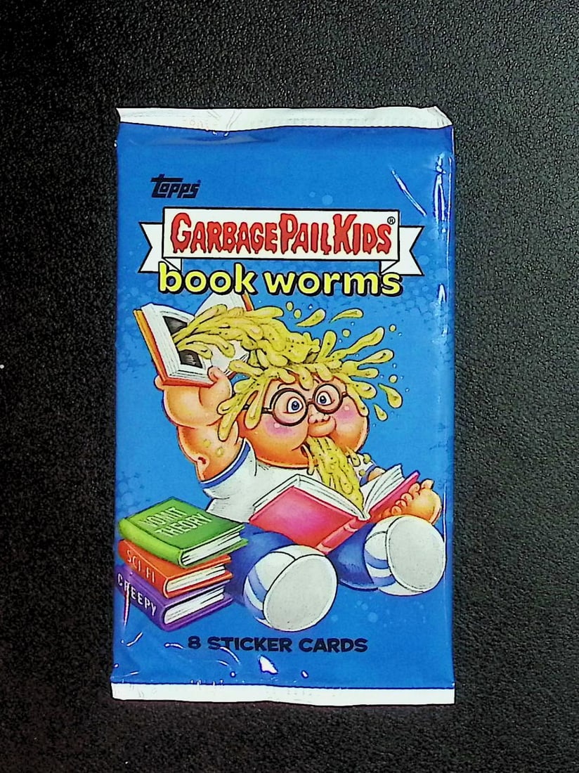 2022 Gargage Pail Kids Bookworms Mega Box Pack: Numbered Cards, Wave Parallels, Topps Trading Cards Sold on Line, Auction Lots for sale on line, Trading Card Stickers