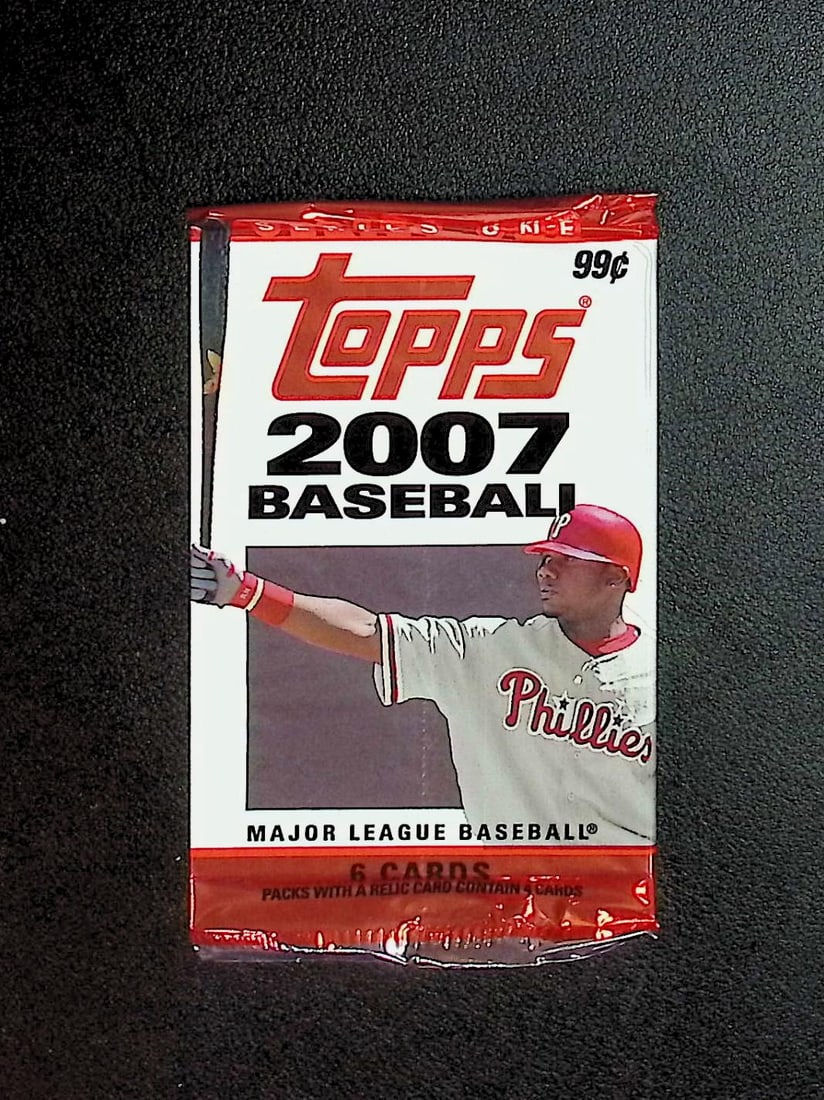 2007 Topps Series 1 Baseball Cards Retail Box Pack, MLB Trading Cards: Topps Series 1 Baseball MLB Trading & Sports Cards, Sports Cards for Sale Near Me, Auction Baseball Lots for Sale on Line, World Series & Hall of Fame Players