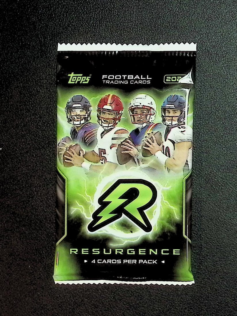 2024 Topps Resurgence Football Cards Blaster Box Pack - Drake Maye, Jayden Daniels Rookie Card: Topps Football NFL Trading & Sports Cards, Rookie Cards in this Set Are Drake Maye Jayden Daniels, Bo Nix, JJ McCarthy, Marvin Harrison Jr, Refractors, Prism Refractors, X-Fractors, Sports Cards for S