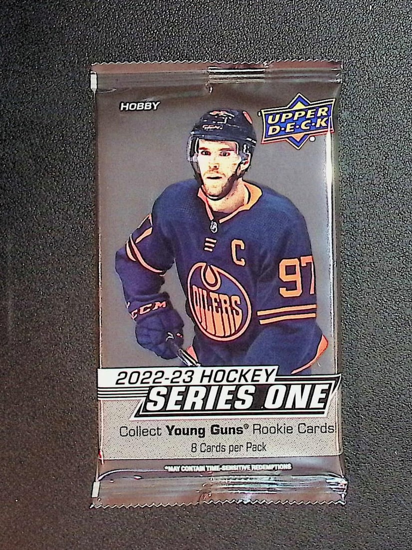 2022-23 Upper Deck SERIES 1 Hockey HOBBY BOX PACK - Collect Young Guns Rookie Cards: Upper Deck Hockey NHL Trading & Sports Cards, Sports Cards for Sale Near Mr, Auction Memorabilia Lots For Sale on Line, Base Retro Variation Cards NHL Trading Cards Stanley Cup Connor McDavid Alex Ove