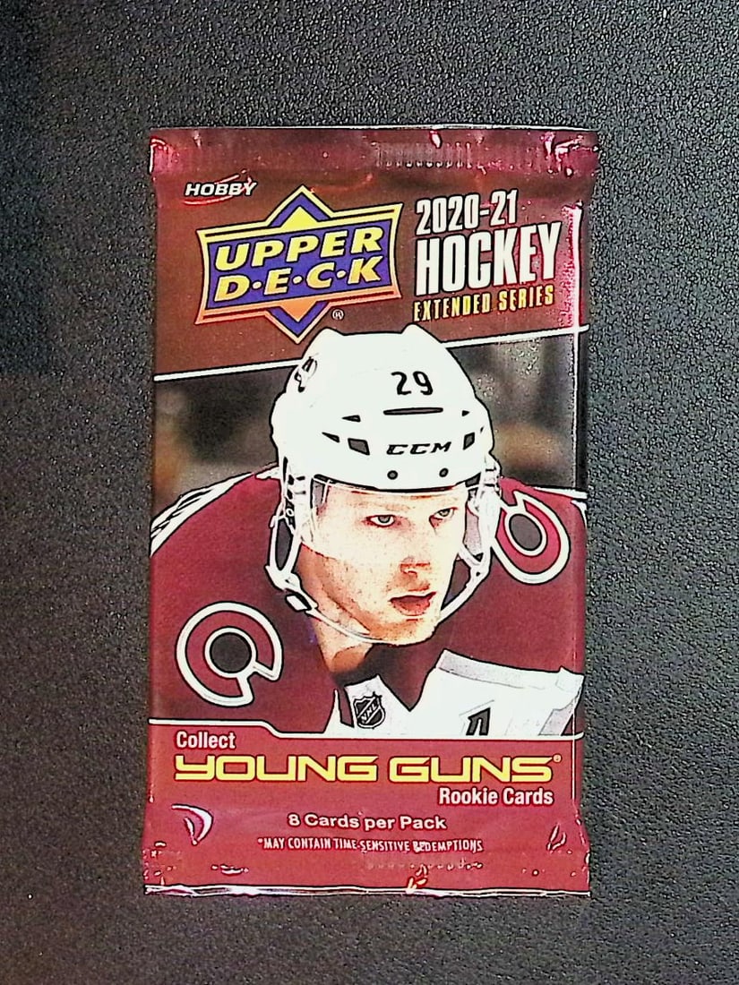 2020-21 Upper Deck Extended Series Hockey Card HOBBY BOX PACK Sports Cards: Upper Deck Hockey NHL Trading & Sports Cards, Sports Cards for Sale Near Me, Connor McDavid, Alex Ovechkin, Sidney Crosby, Nathan McKinnon, Stanley Cup & Hall of Fame Players, Auction Memorabilia Lots
