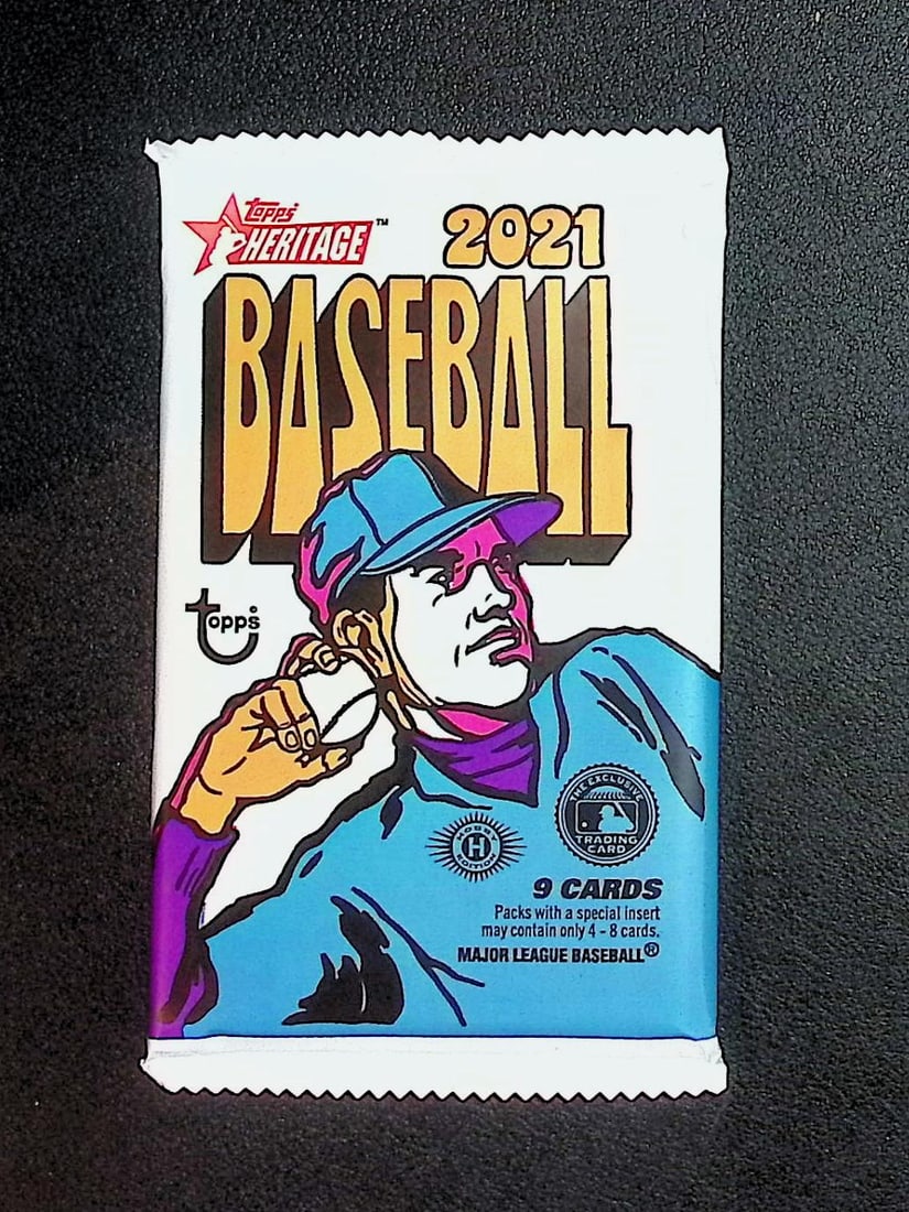2021 Topps Heritage HOBBY BOX PACK Baseball Card Sports Cards: Topps Heritage Baseball MLB Trading & Sports Cards, Sports Cards for Sale Near Me, World Series & Hall of Fame Players, Auction Lots for Sale on Line, Shohei Ohtani, Sparkles, Rookie Cards, SP, SSP, N