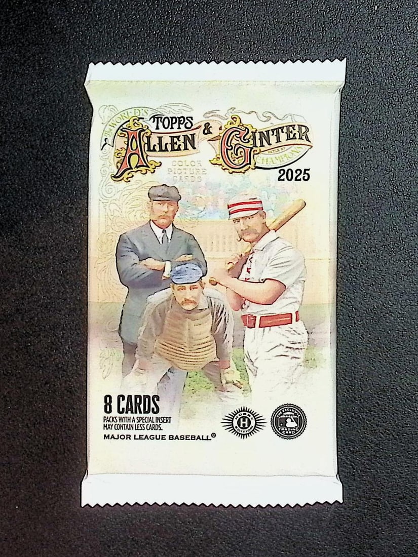 2025 Topps Allen & Ginter Baseball HOBBY BOX PACK - MLB Trading Cards: Factory Sealed Topps Baseball MLB Trading & Sports Cards, Rookie Cards in this set are James Wood, Dylan Crews, Speckled, SP, SSP, Variations, Autographs, Chrome, Refractors, Sports Cards for Sale Nea