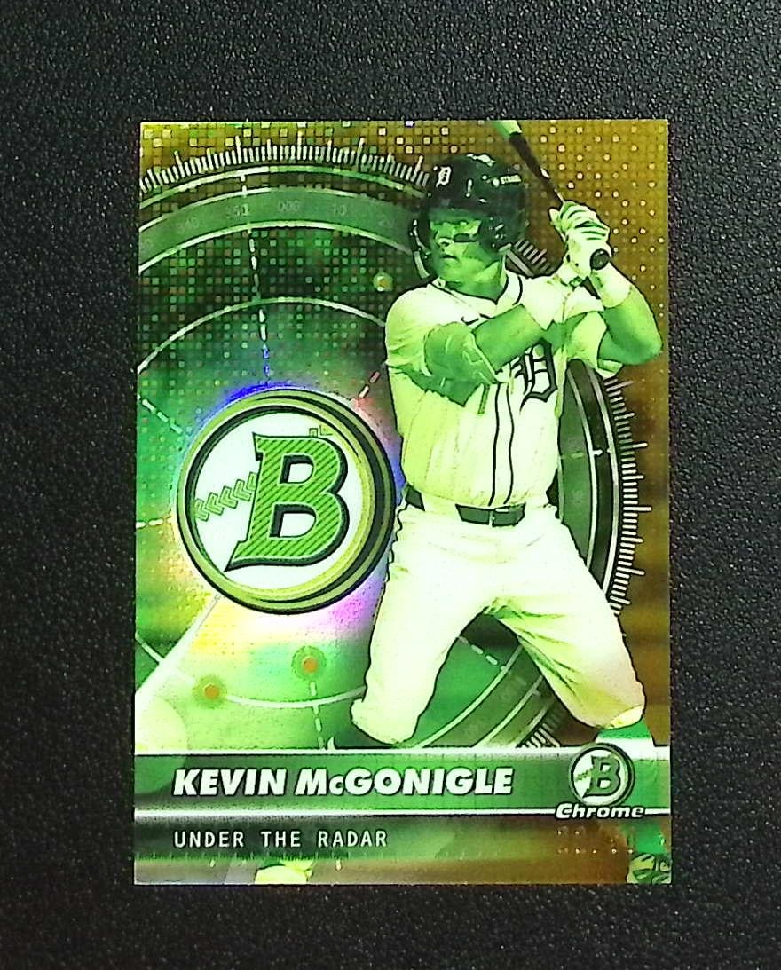 Kevin McGonigle Under the Radar Gold Refractor /50 2026 Bowman Chrome #UR-1 Tigers: Topps, Bowman, & Fanatics Baseball MLB Trading & Sports Cards, Sports Cards for Sale Near Me, World Series & Hall of Fame Players Memorabilia, Refractors, X-Fractors, Numbered, SP, SSP, Valuable Aucti