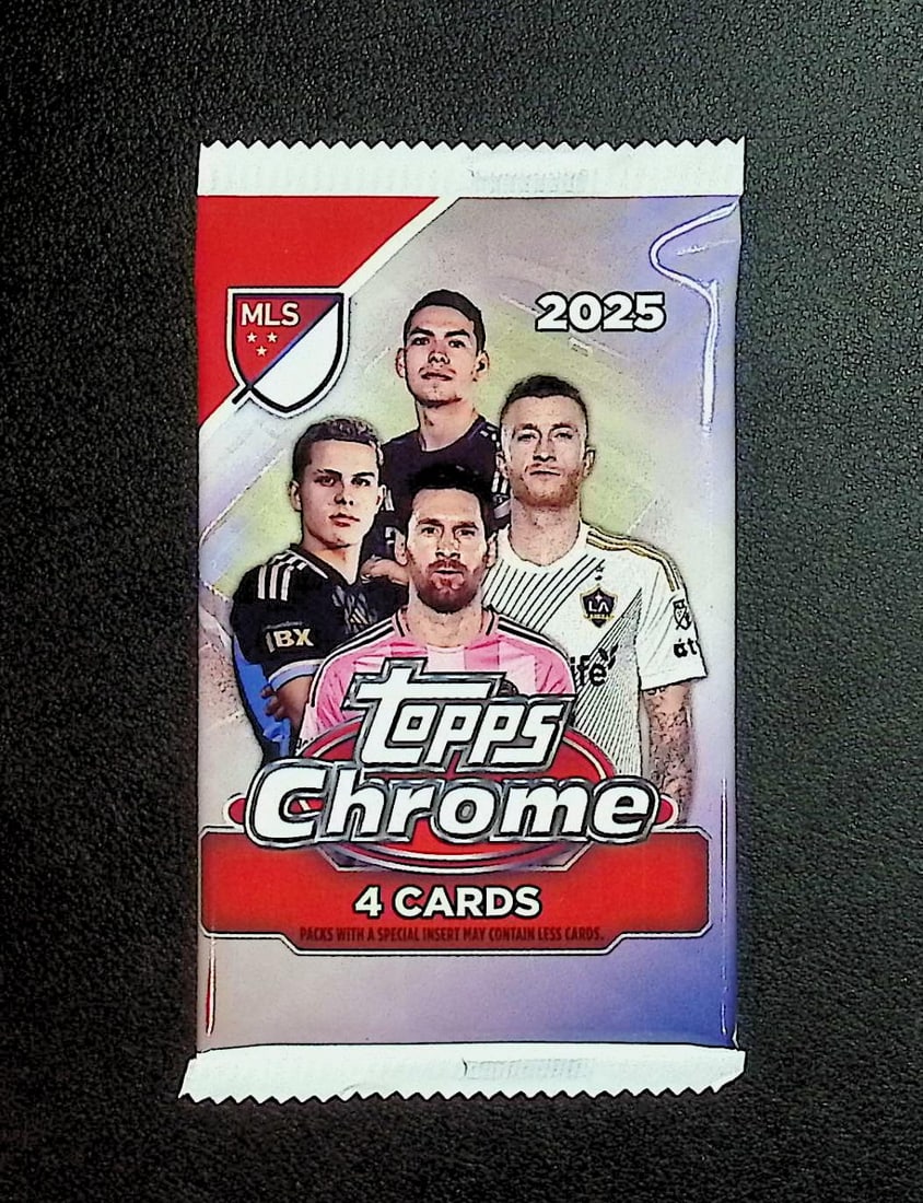 2025 Topps Chrome MLS Soccer Blaster Box Pack (1 of 1)