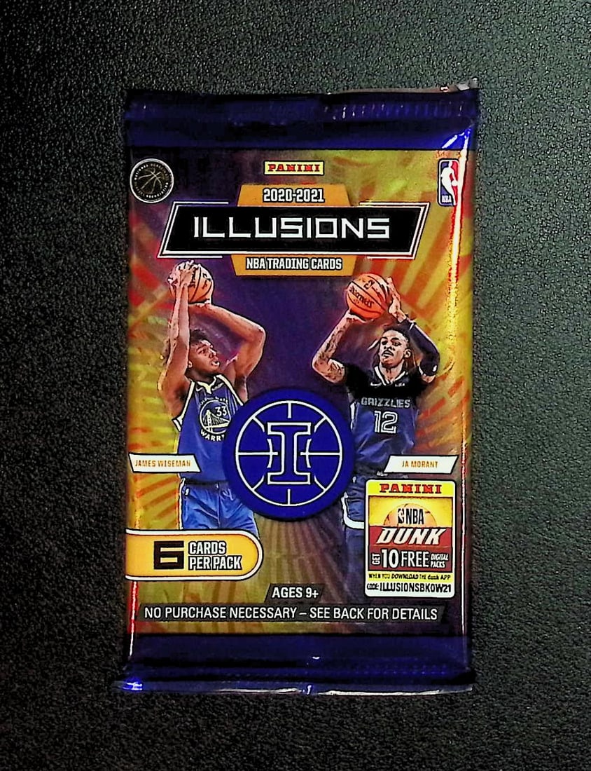 2020-21 Panini Illusions Basketball Blaster Box Pack Rookies: Lamelo Ball, Anthony Edwards, Tyrese (1 of 1)