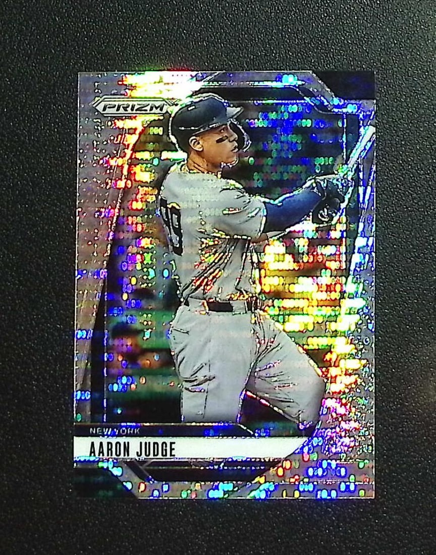 Aaron Judge Pulsar Prizm /499 2025 Panini Prizm #26 New York Yankees: Panini, Donruss, & Donruss Optic Baseball MLB Trading & Sports Cards, Sports Cards for Sale Near Me, Prizm, Mosaic, Select, SP, SSP, Auction Memorabilia Lots for Sale On Line, World Series & Hall of F