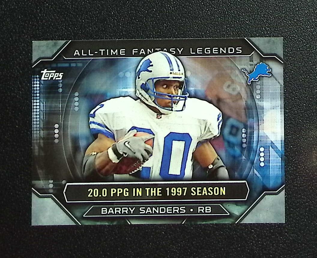 Barry Sanders All-Time Fantasy Legends 2015 Topps #ATFL-BS Detroit Lions: Topps & Bowman Football NFL Trading Sports Cards, Sports Cards for Sale Near Me, Super Bowl & Hall of Fame Player Cards, Resurgence, Composite, SP, SSP, Valuable Auction Memorabilia Lots For Sale On L