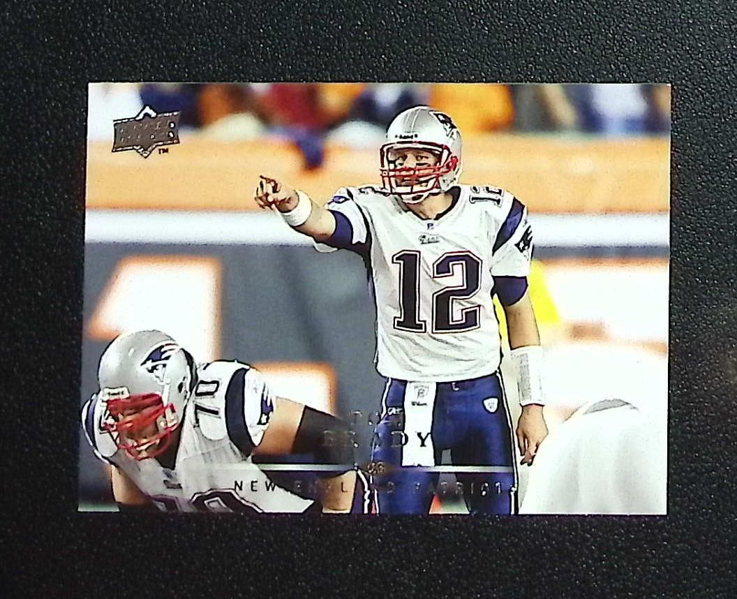 Tom Brady 2008 Upper Deck #112 New England Patriots: Upper Deck Football NFL Trading Cards, Old Sports Cards for Sale Near Me, Hall of Fame & Super Bowl Player Cards, Auction Memorabilia Lots for Sale on Line