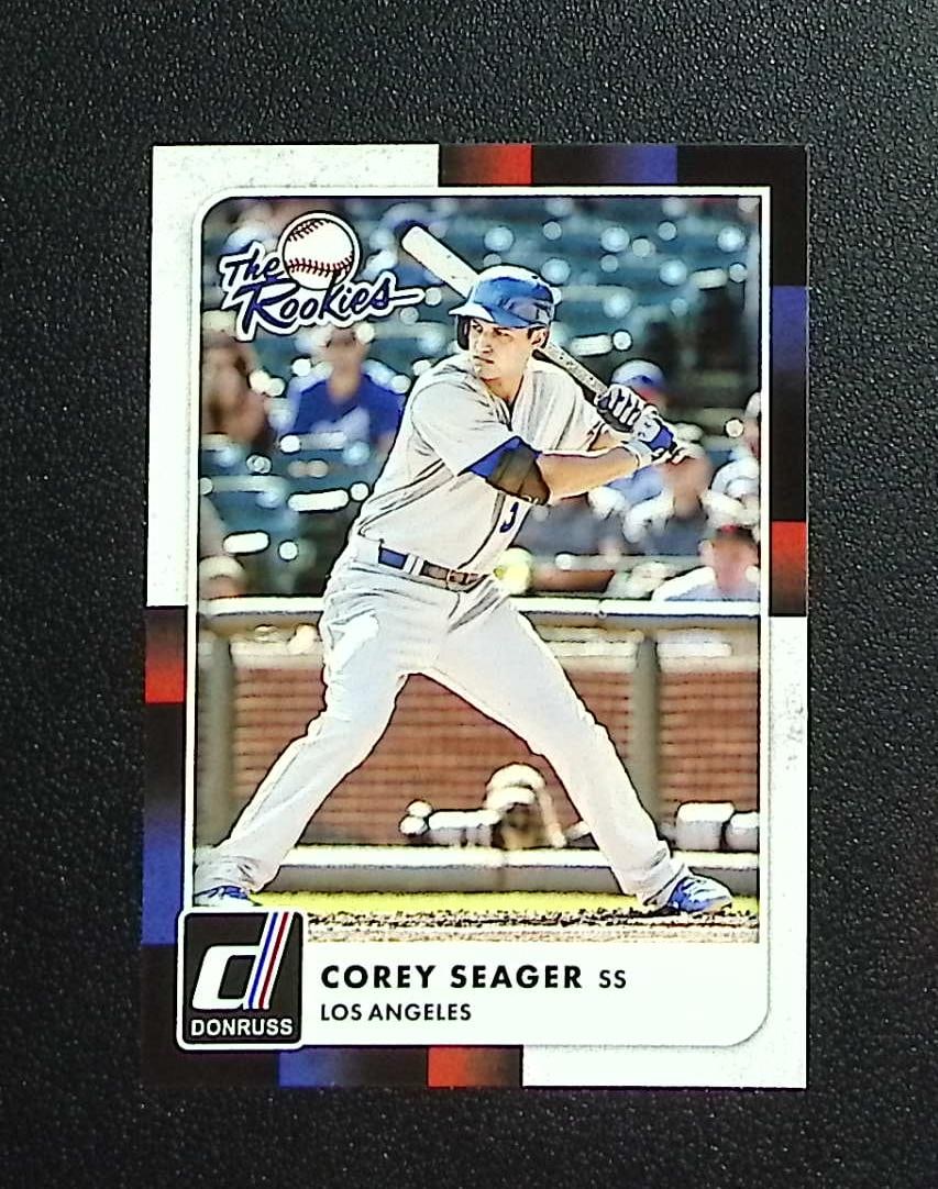 Corey Seager The Rookies 2016 Donruss #TR2: Panini, Donruss, & Donruss Optic Baseball MLB Trading & Sports Cards, Sports Cards for Sale Near Me, Prizm, Mosaic, Select, SP, SSP, Auction Memorabilia Lots for Sale On Line, World Series & Hall of F