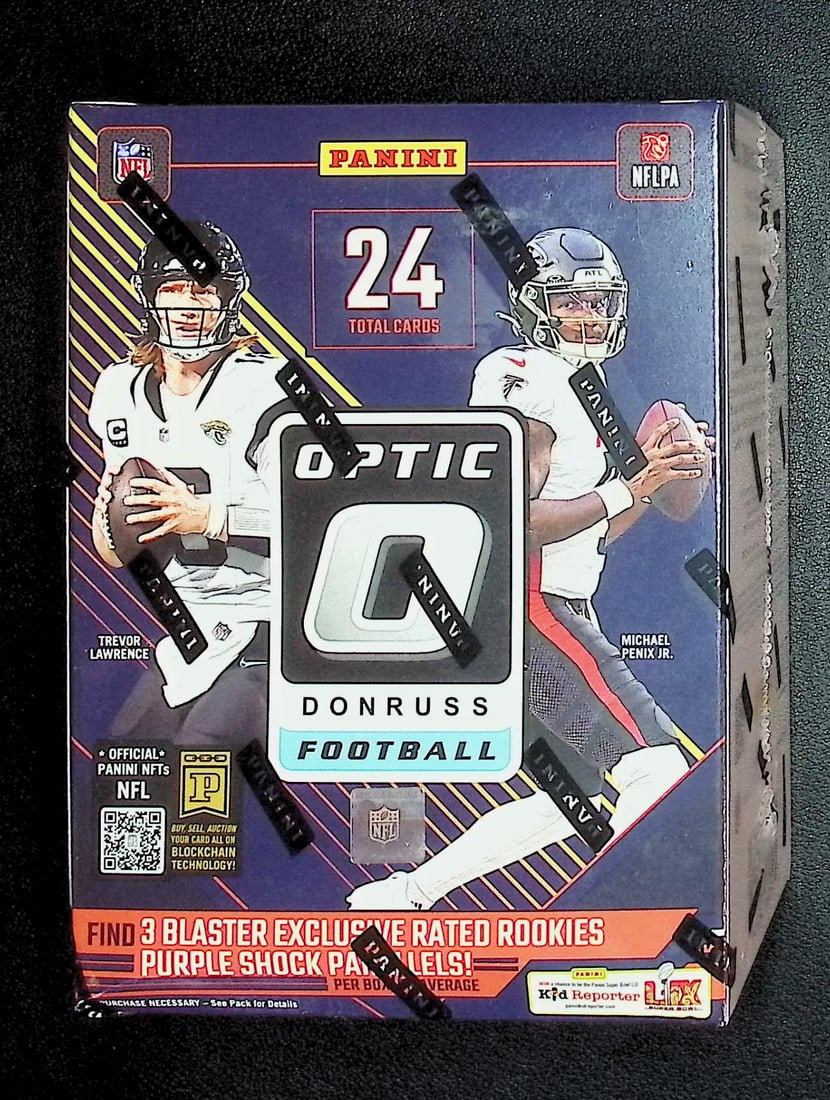 2024 Donruss Optic Football BLASTER BOX - Downtown, Uptown Inserts, Jayden Daniels Sports Card (1 of 1)