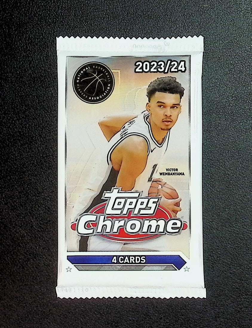 2023-24 Topps Chrome Basketball Cards BLASTER BOX PACK Victor Wembanyama Rookie Card: Topps Chrome Basketball NBA Trading & Sports Cards, Rookie Cards in this set are Victor Wembanyama Rookie, Brandon Miller, Amen Thompson, Scoot Henderson, Ausar Thompson, Autographs, Signatures, Green