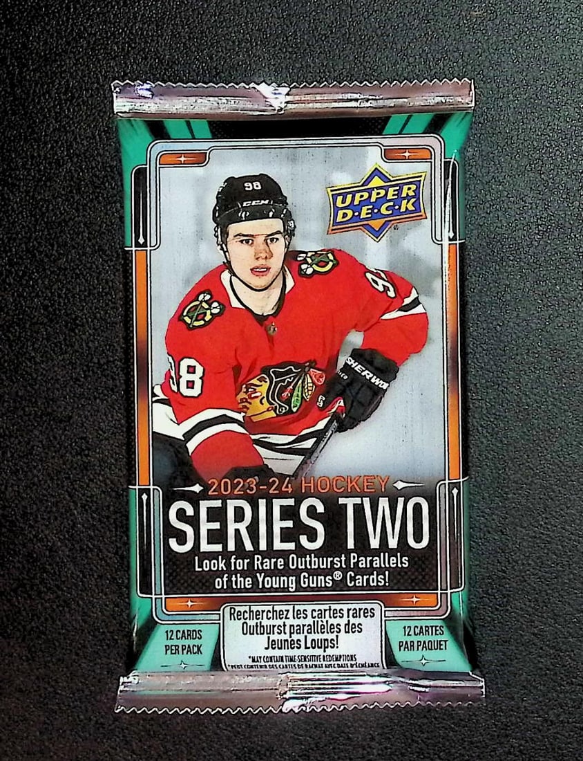 2023-24 Upper Deck Series 2 Hockey Card Blaster Box Pack - Connor Bedard Rookie Card: Upper Deck Hockey NHL Trading & Sports Cards, Sports Cards for Sale Near Mr, Auction Memorabilia Lots For Sale on Line, Base Retro Variation Cards NHL Trading Cards Stanley Cup Connor McDavid Alex Ove
