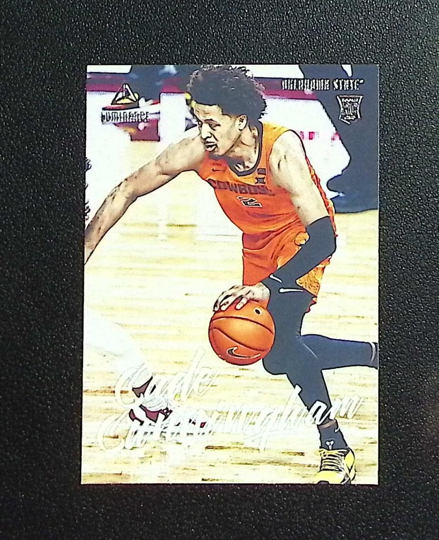 Cade Cunningham Rookie Card 2021 Chronicles Luminance Draft Picks #76: Panini, Donruss Optic, Donruss Select, Prizm, Mosaic, Contenders, Revolution, Phoenix, NBA Hoops, Rookie NFL Sports Trading Cards, Silver, SP, SSP, Wave Prizms, Numbered Cards, Basketball sports Cards