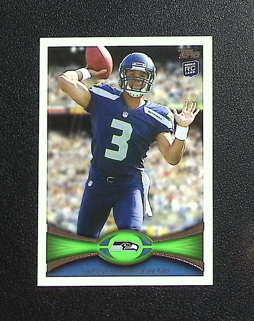 Russell Wilson Rookie Card 2012 Topps #165 Seattle Seahawks: Topps & Bowman Football NFL Trading Sports Cards, Sports Cards for Sale Near Me, Super Bowl & Hall of Fame Player Cards, Resurgence, Composite, SP, SSP, Valuable Auction Memorabilia Lots For Sale On L