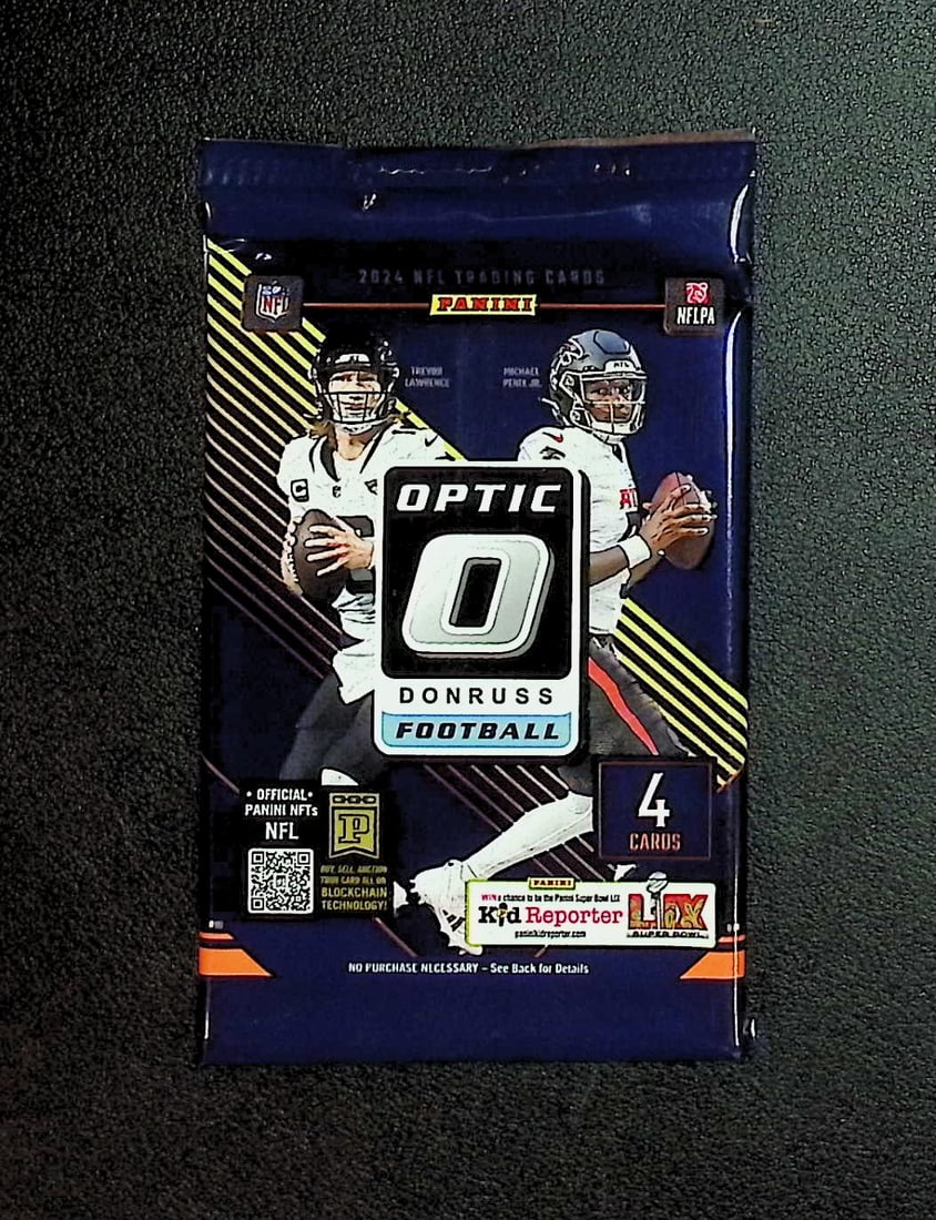 2024 Donruss Optic Football BLASTER BOX PACK - Downtown, Uptown Inserts, Jayden Drake Maye Rookie (1 of 1)