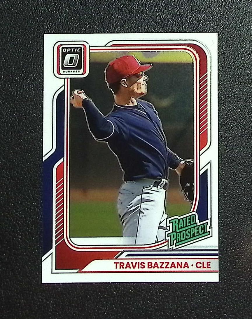 Travis Bazzana Rated Prospect 2026 Donruss Optic #164 Cleveland Guardians: Panini, Donruss, & Donruss Optic Baseball MLB Trading & Sports Cards, Sports Cards for Sale Near Me, Prizm, Mosaic, Select, SP, SSP, Auction Memorabilia Lots for Sale On Line, World Series & Hall of F