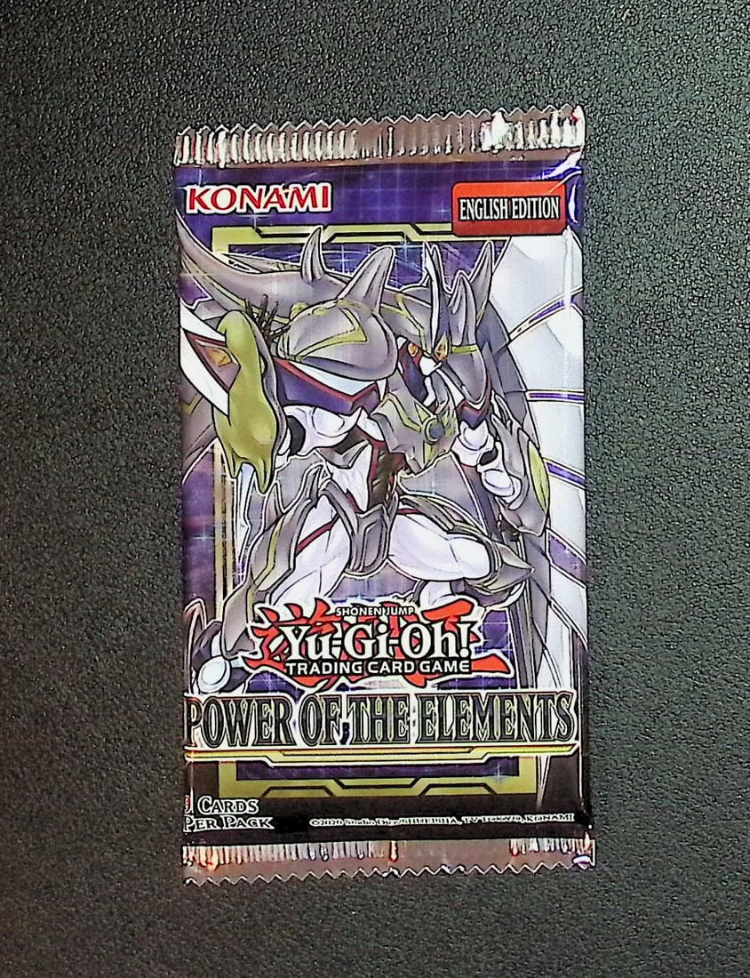 2020 Konami Yu-Gi-Oh! Power of the Elements Retail Box Pack, English Edition (1 of 1)