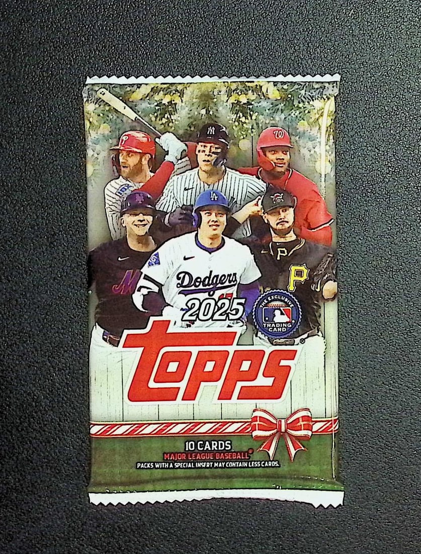 2025 Topps Baseball Holiday MEGA BOX PACK: Factory Sealed Topps Baseball MLB Trading & Sports Cards, Rookie Cards in this set are James Wood, Dylan Crews, Speckled, SP, SSP, Variations, Autographs, Chrome, Refractors, 1976 Topps, Sports Cards 