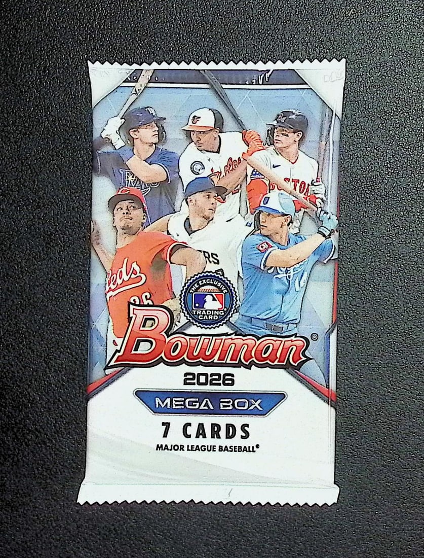 2026 Bowman Baseball Cards MEGA BOX PACK, Roman Anthony Rookie Card, Konnor Griffin Prospect (1 of 1)