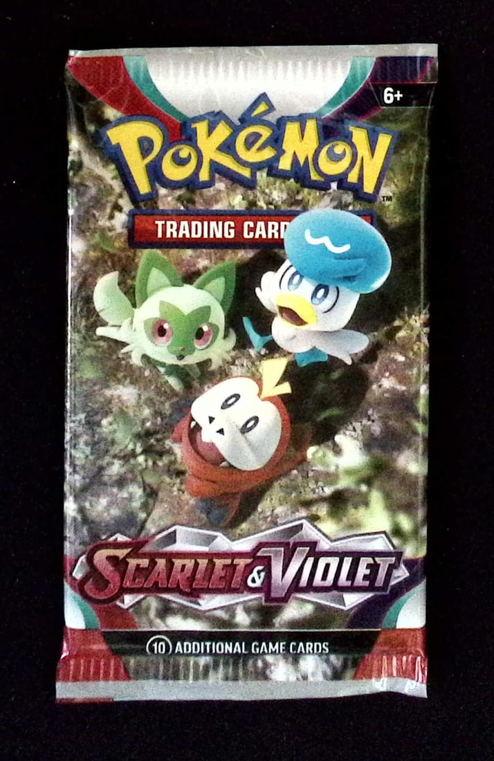 Pokemon Scarlet & Violet 10 Card TCG Booster Pack, Charizard, Pikachu, Holo (1 of 1)