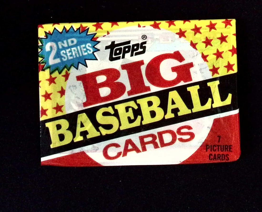1989 Topps Big Baseball Series 2 Retail Box Wax Pack Vintage Baseball Cards: Topps Valuable Vintage MLB Rookie Baseball Trading Cards, Ken Griffey, Jr, Larry Walker RC, Rickey Henderson, Nolan Ryan, Bo Jackson, Dale Murphy, Sammy Sosa RC, Old Sports Cards for Sale Near Me, Wor